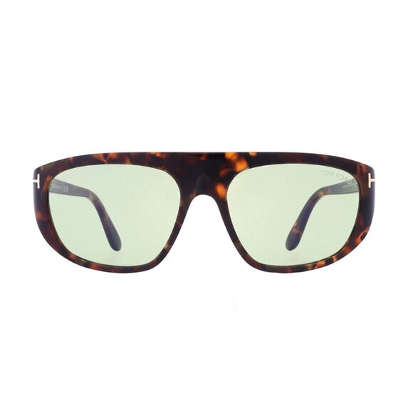 NEW FT1002/S 52N TOM FORD TF1002 UNISEX DARK HAVANA/PHOTOCHROMIC SUNGLASSES - Picture 2 of 3
